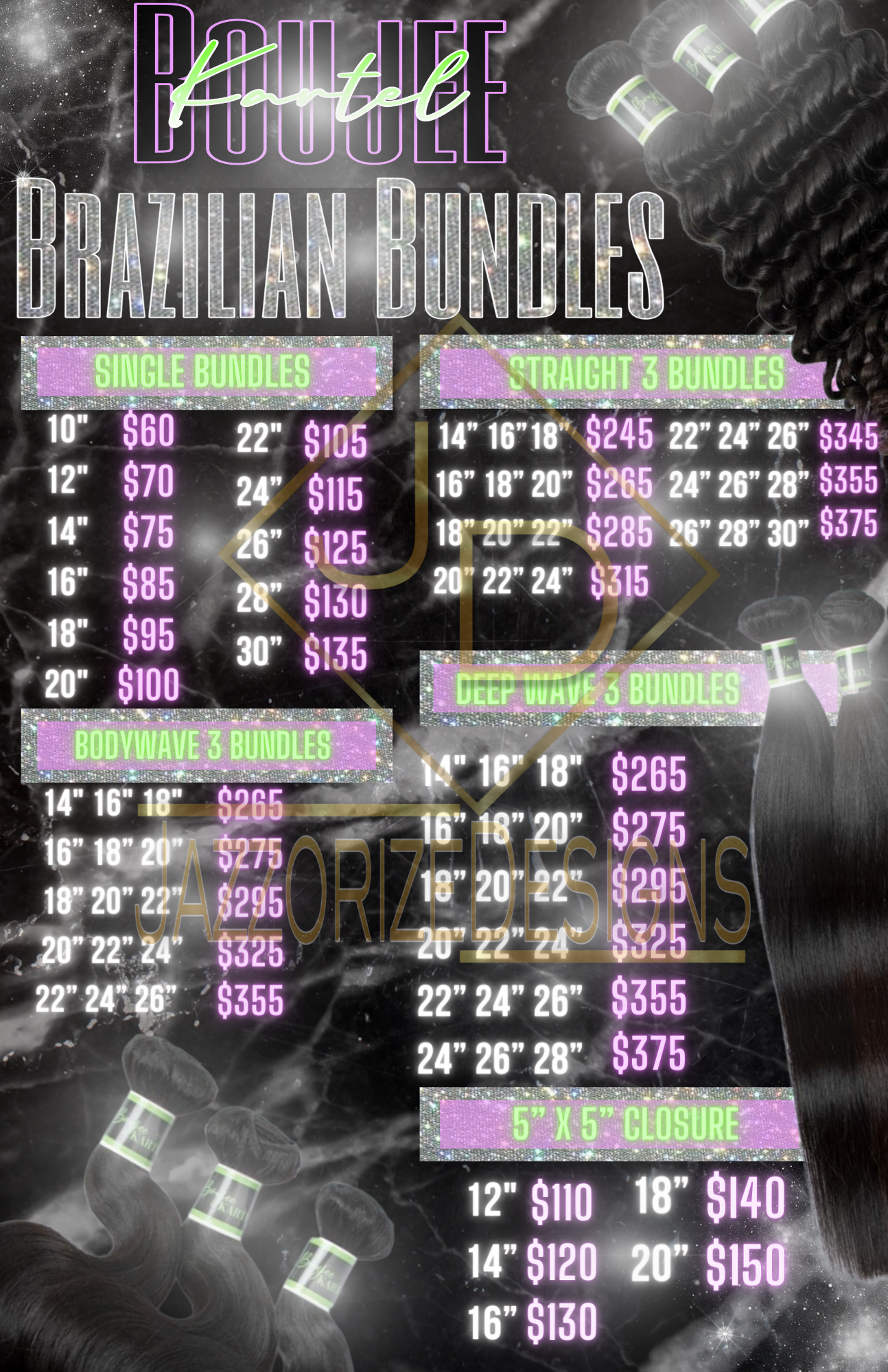 Price list (print) flyer