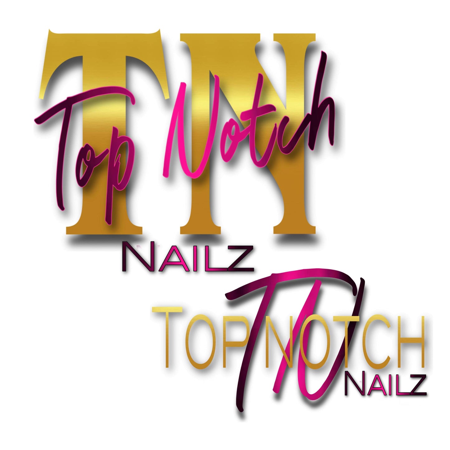 Glam Text Based Logo