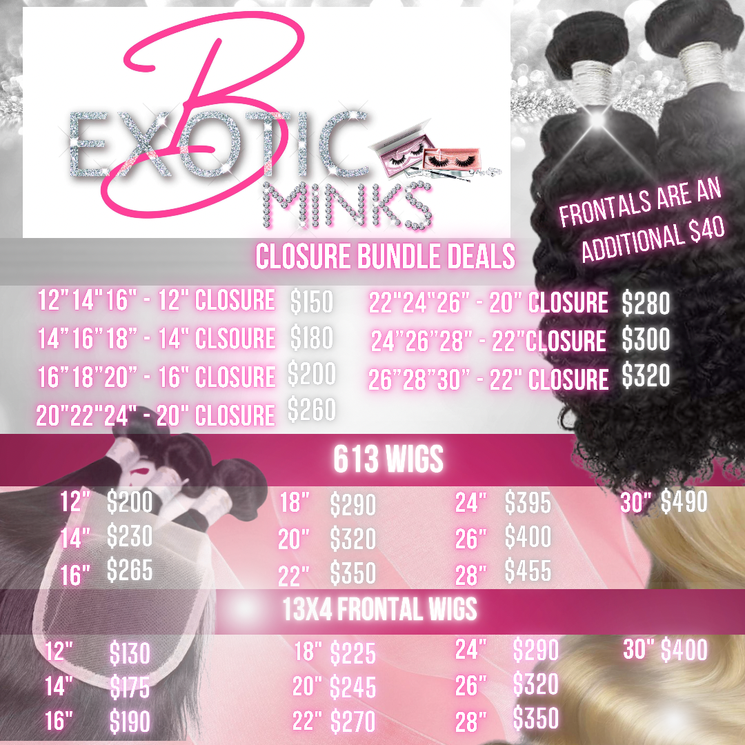 Price list (no print) eflyer