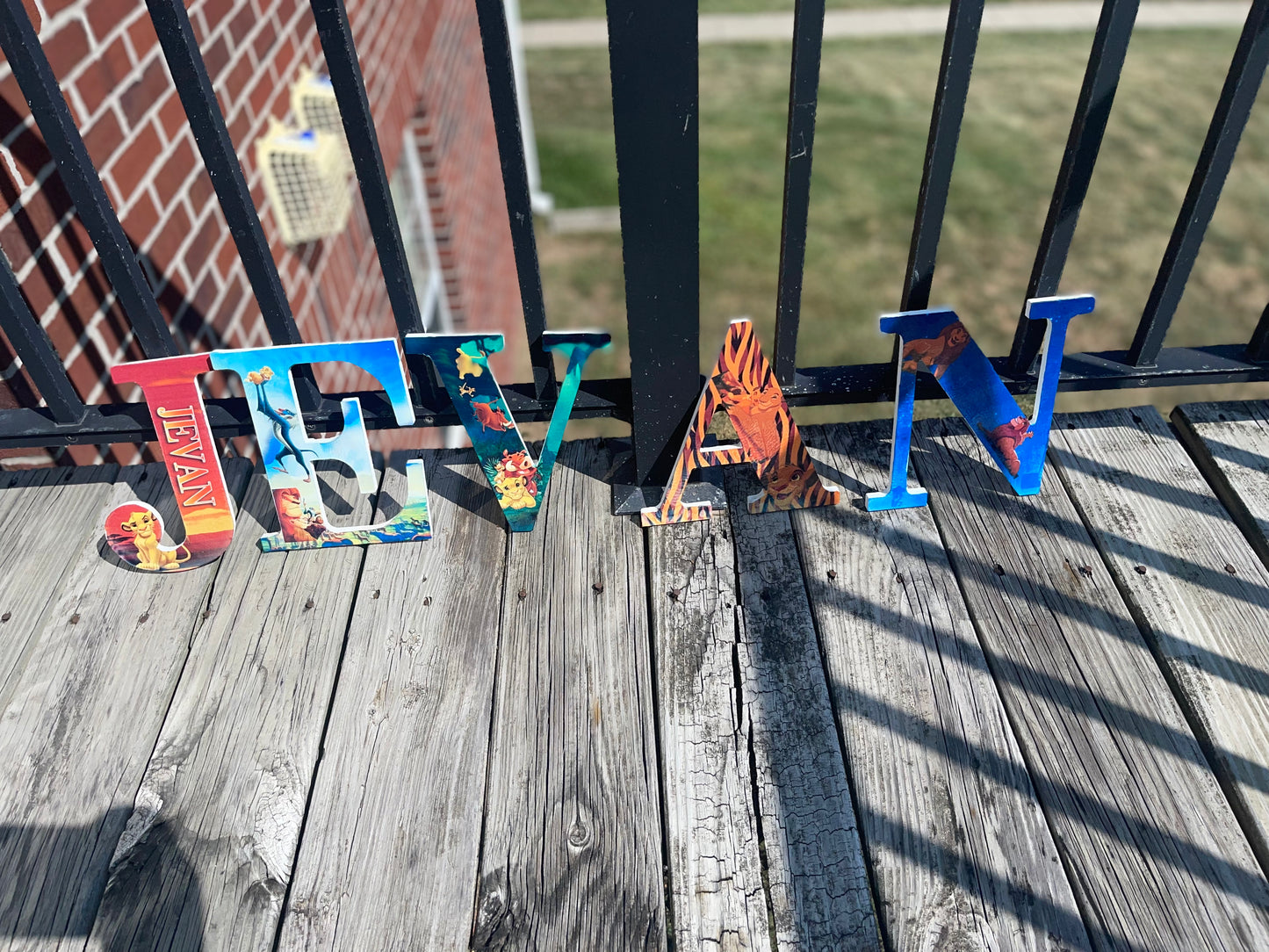 Custom Wooden 8” letters