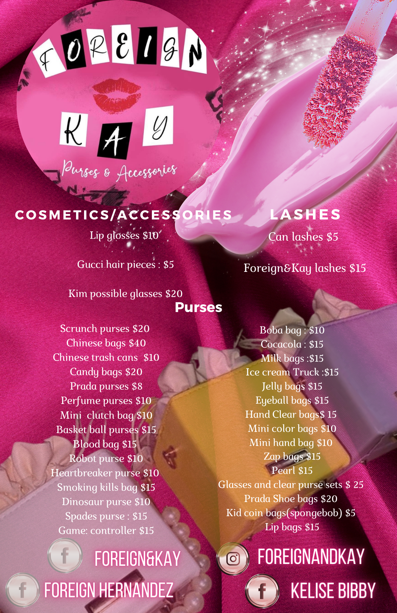 Price list (print) flyer